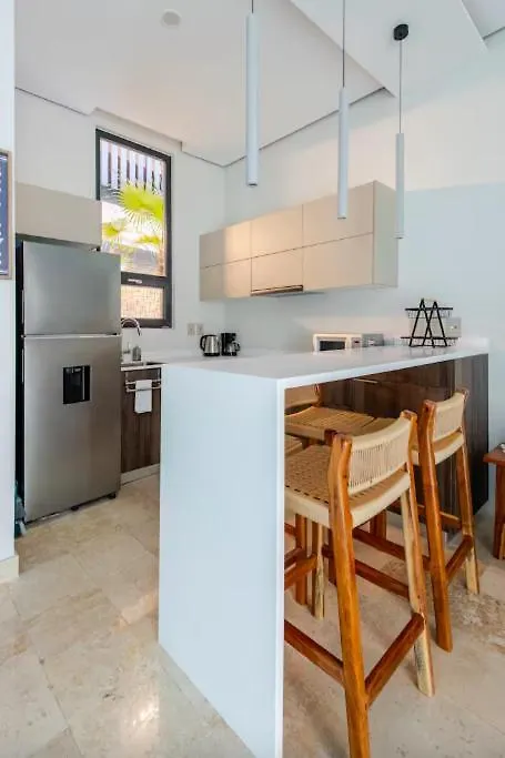 Apartment With Private Jacuzzi, Rooftop Pools & Free Beach Club 图卢姆