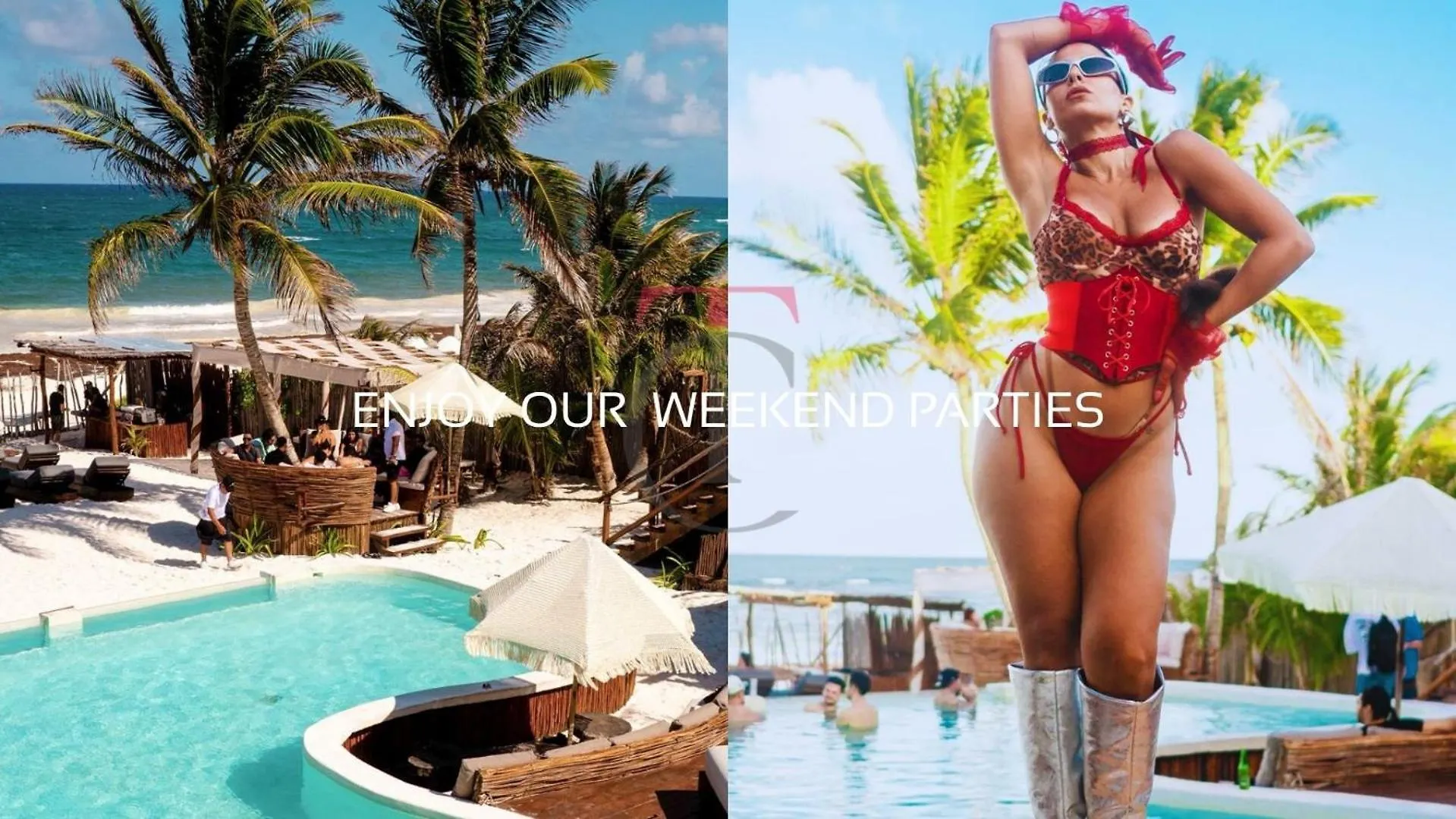 Apartment With Private Jacuzzi, Rooftop Pools & Free Beach Club 툴룸 0*,  멕시코