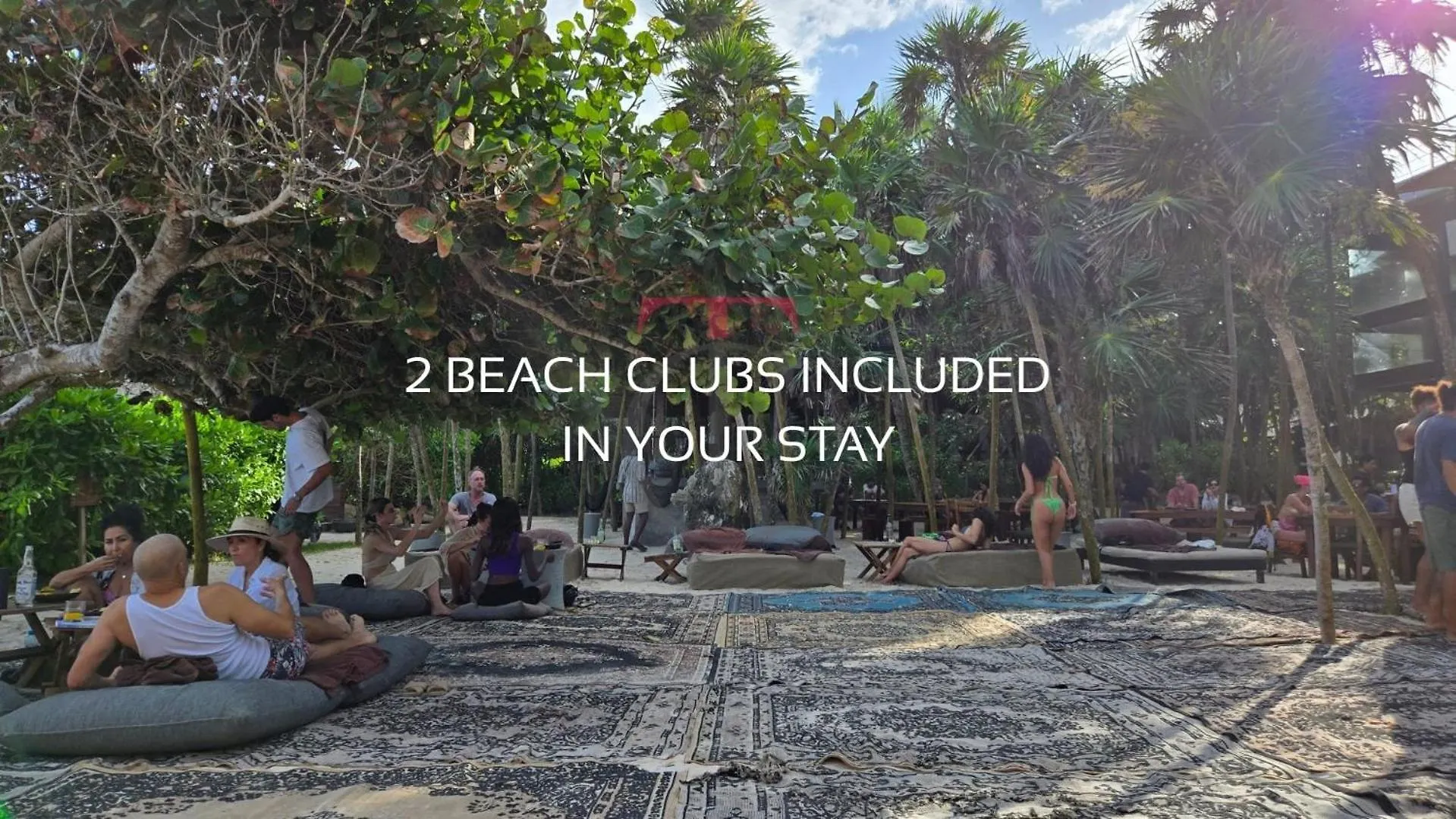 Apartment With Private Jacuzzi, Rooftop Pools & Free Beach Club 툴룸