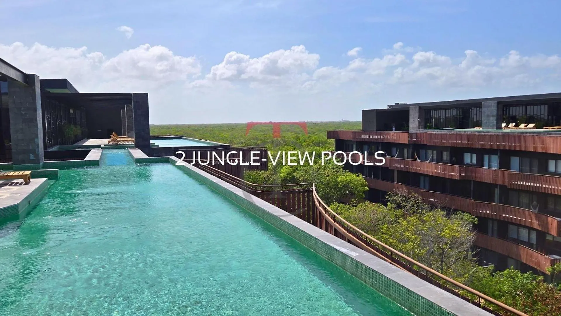 Apartment With Private Jacuzzi, Rooftop Pools & Free Beach Club 툴룸 0*,