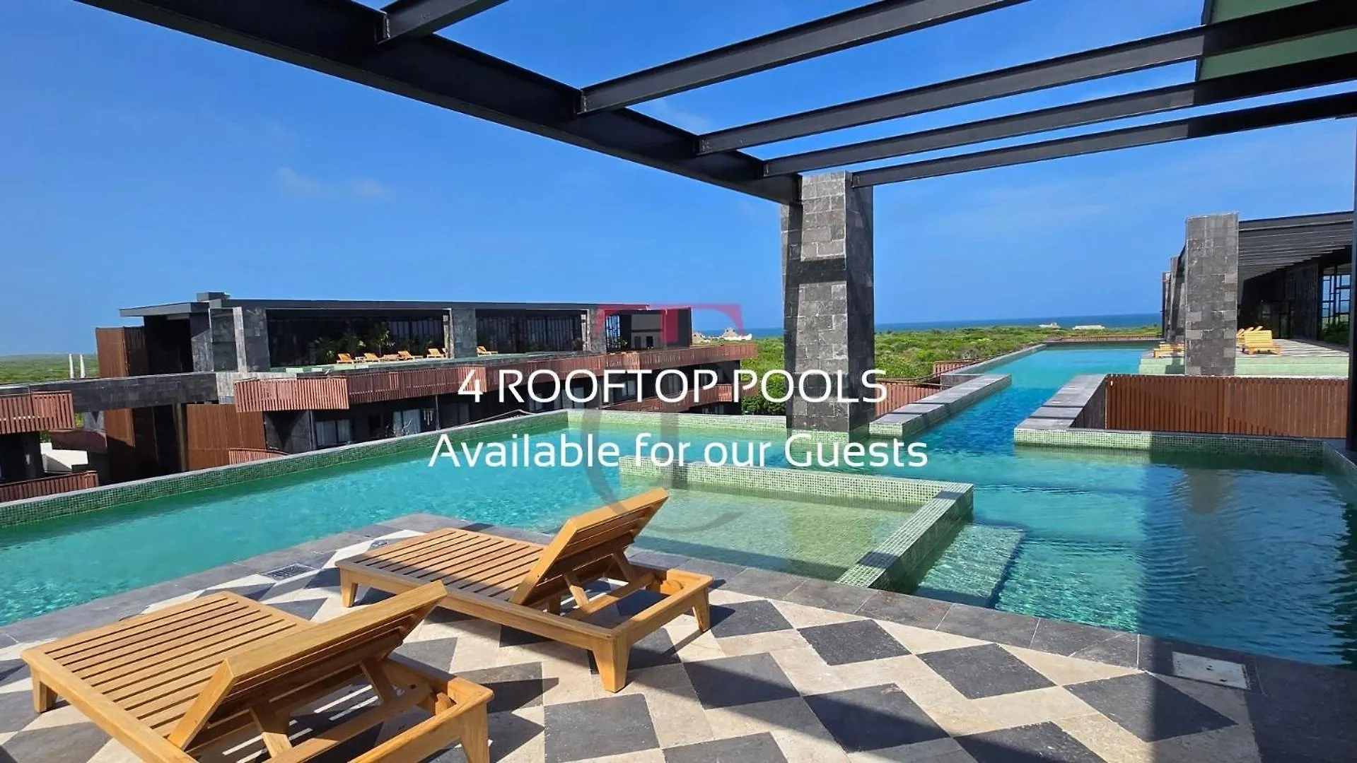 Apartment With Private Jacuzzi, Rooftop Pools & Free Beach Club Tulum