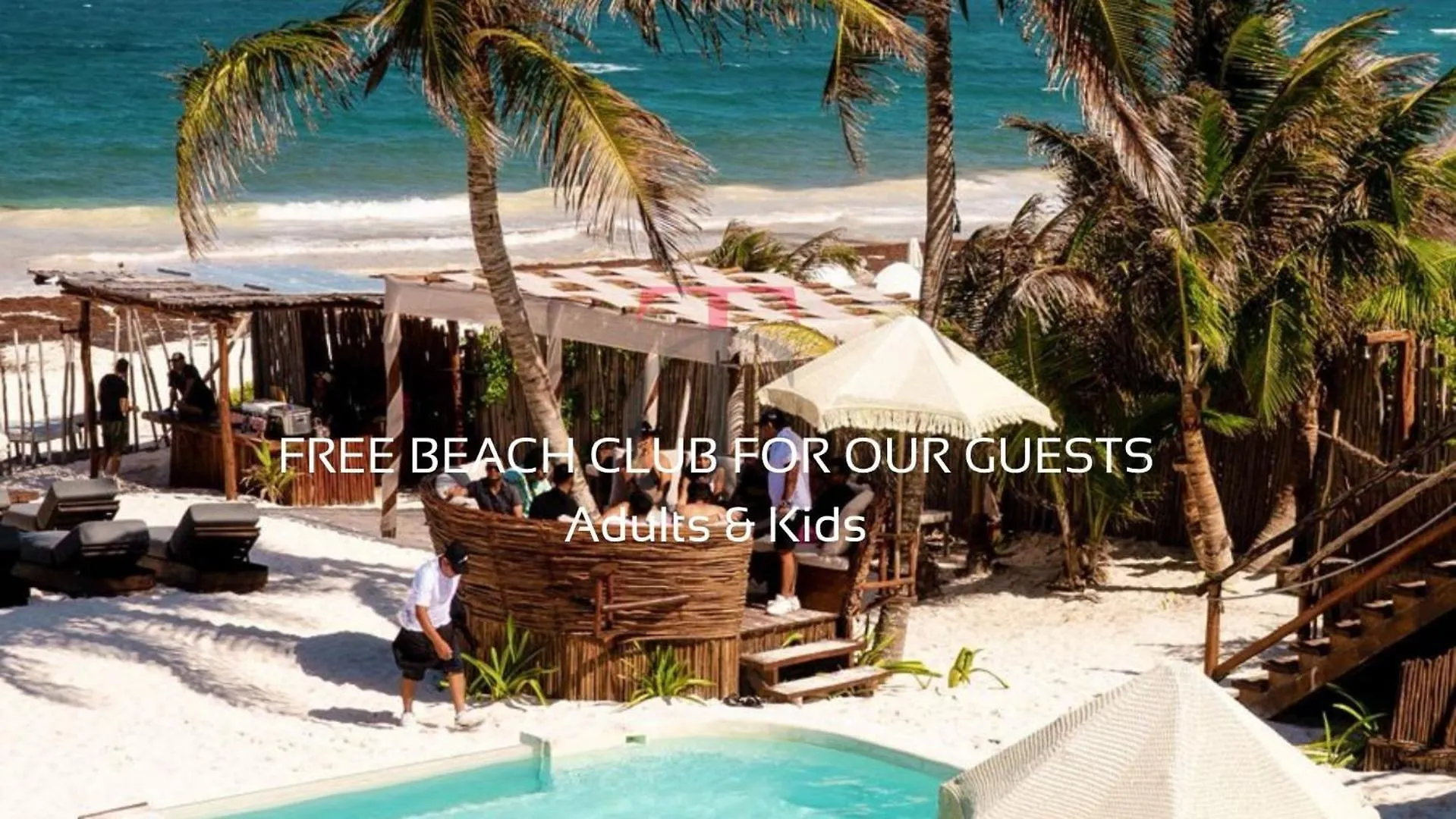 Apartment With Private Jacuzzi, Rooftop Pools & Free Beach Club Tulum